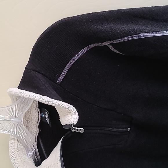 KUHL Mens Europa 1/4 Zip Pullover Sweater Black Longsleeve Size Medium - Picture 4 of 16